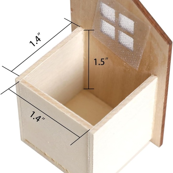 Extra-Large Wooden Advent Calendar with LED Lights. New With Box.17.42"L x 2.6"W - Picture 6 of 10
